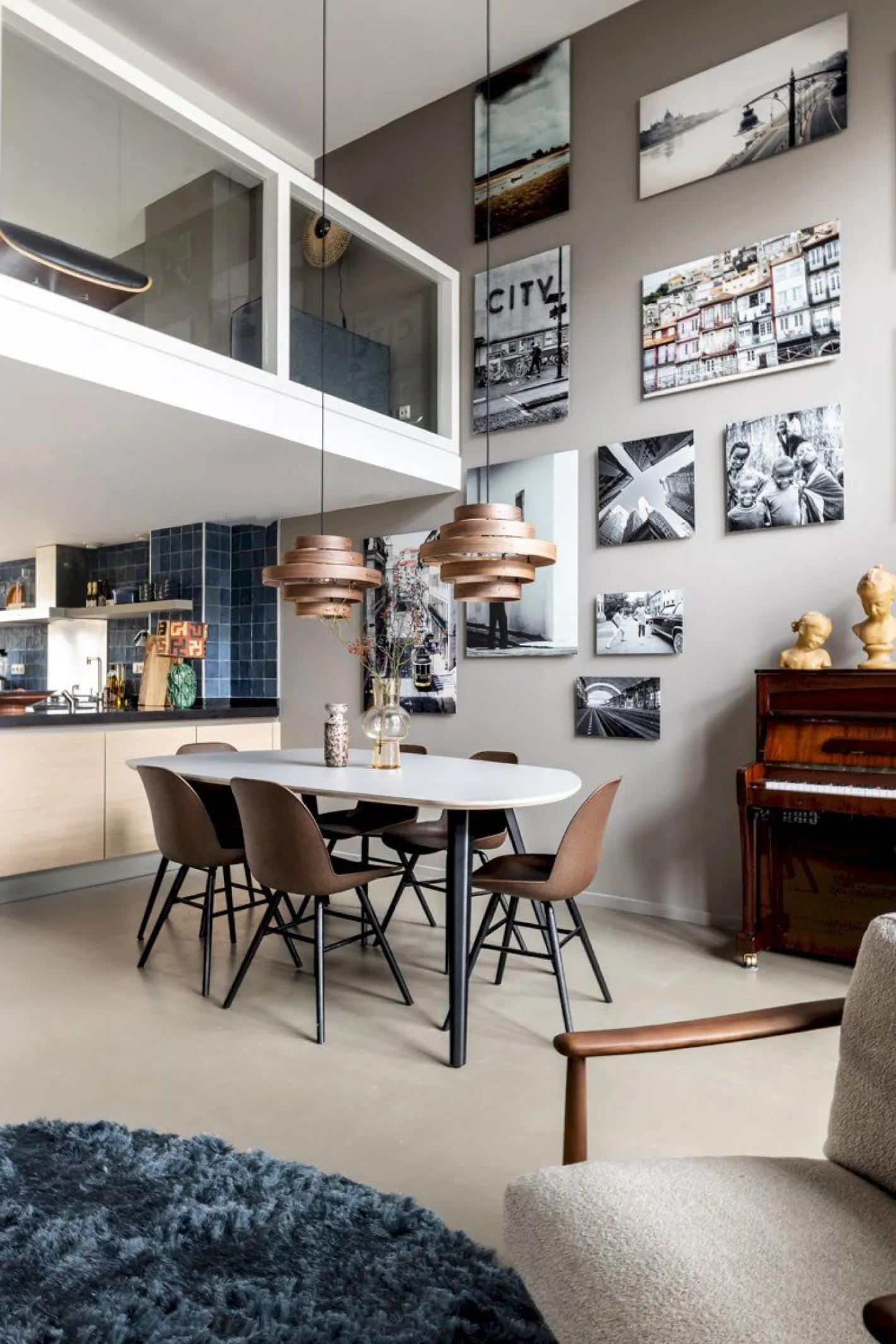 Discount Eijerkamp Collectie Walnut Hanglamp Bruin