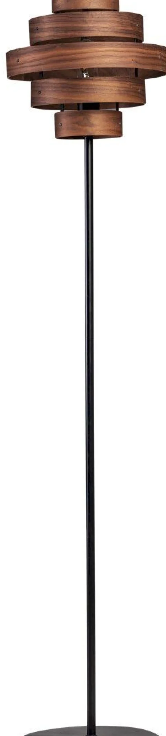 New Eijerkamp Collectie Walnut Vloerlamp Bruin