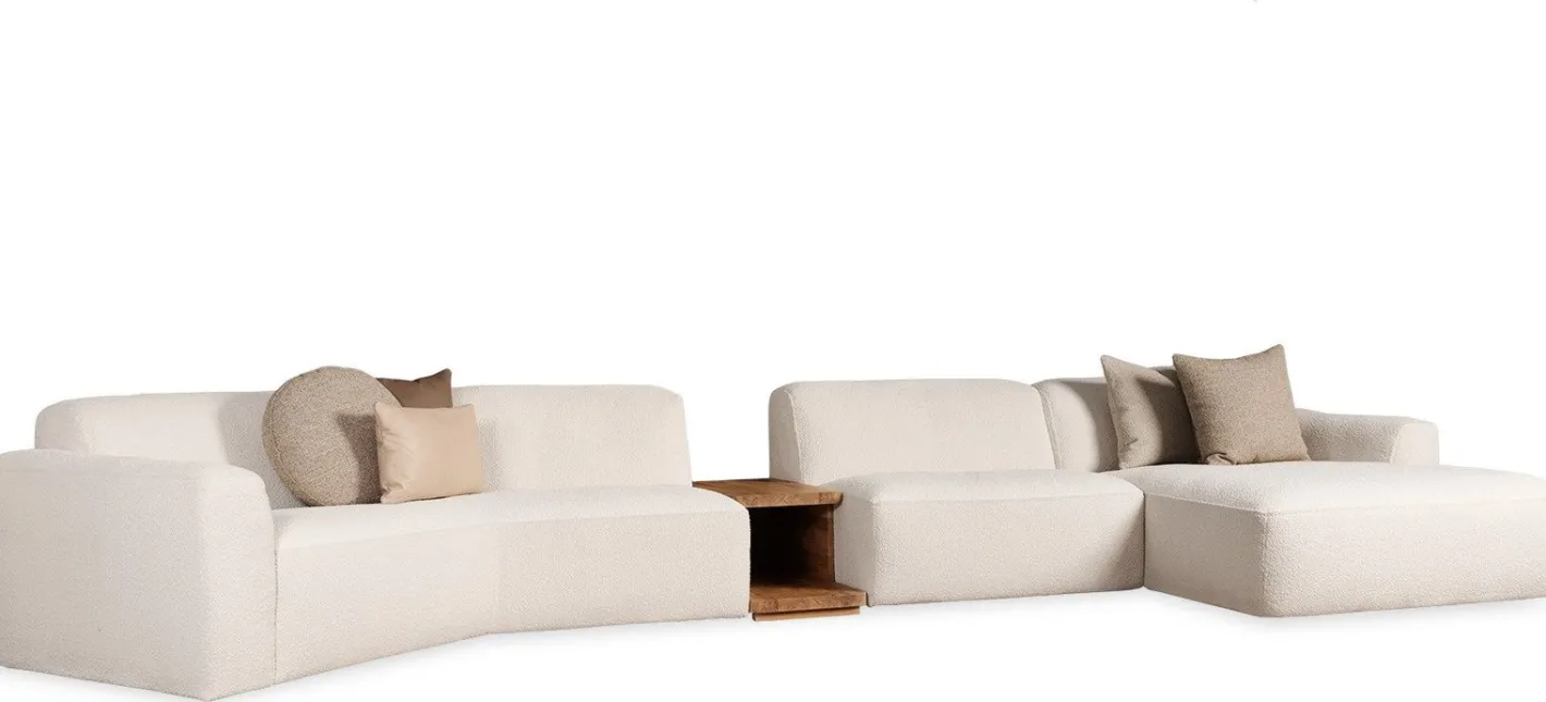 Hot Eijerkamp Collectie Wessel Hoekbank Cream