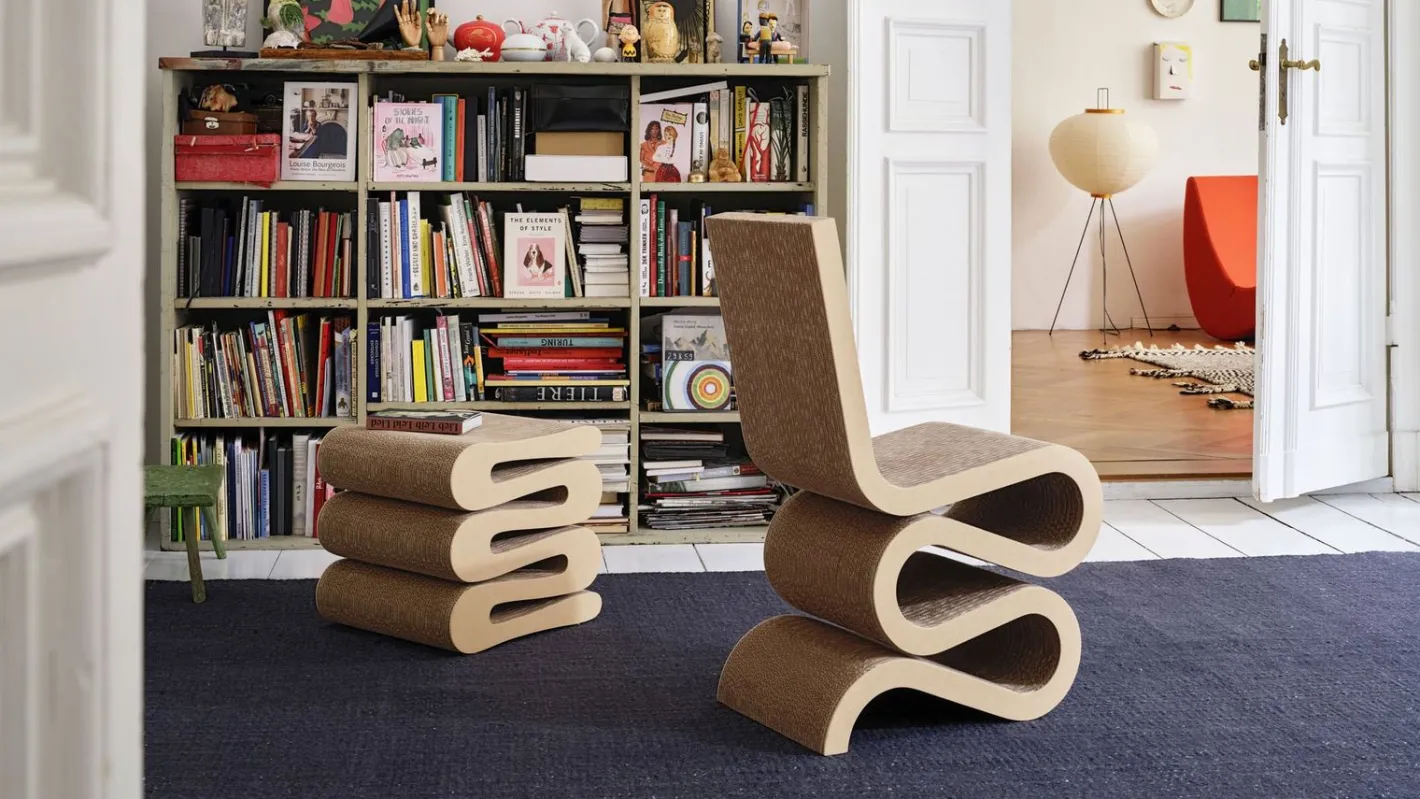 Hot Vitra Wiggle Stoel Naturel