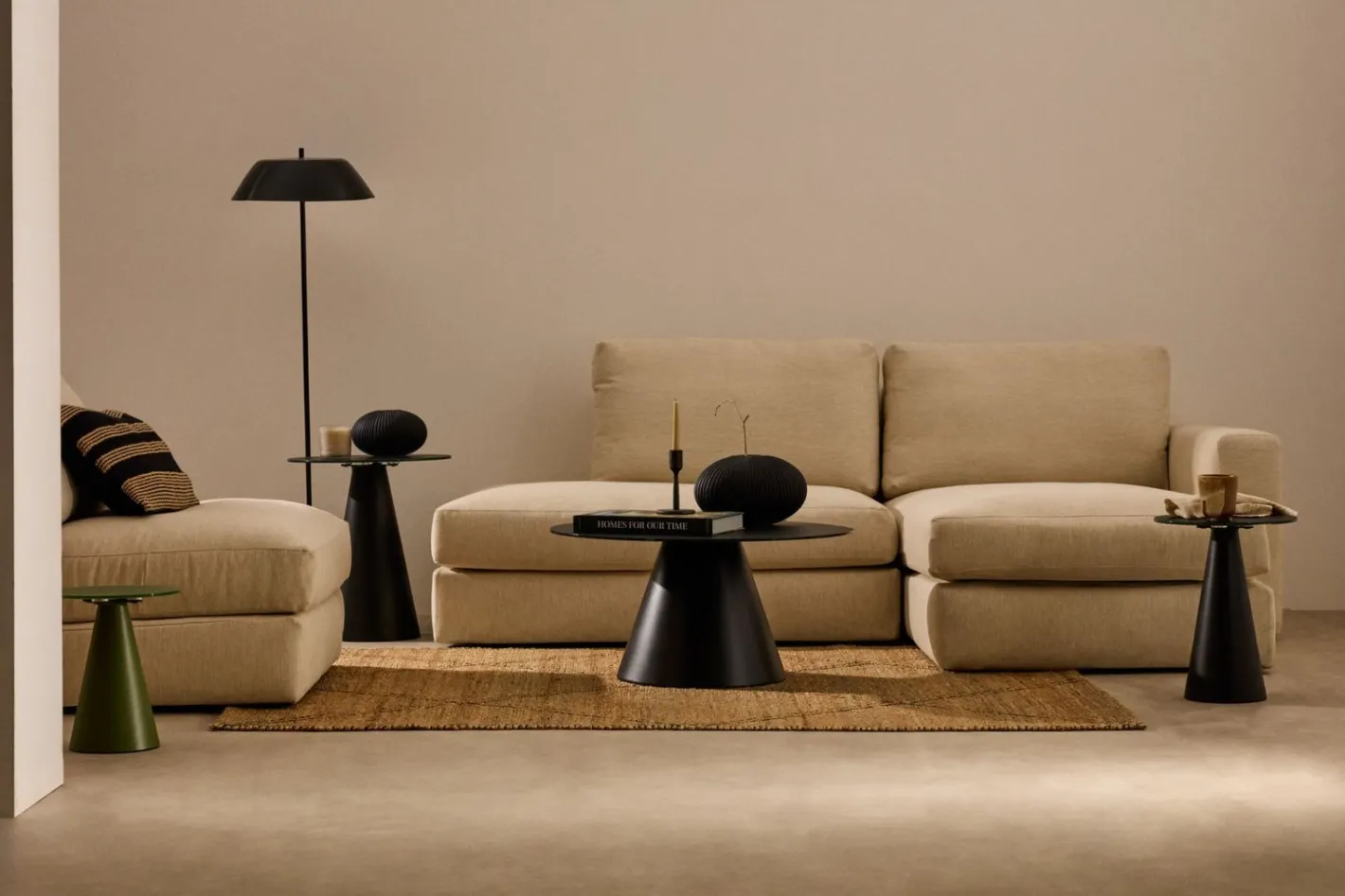 Discount Kave Home Wilshire M Bijzettafel Zwart
