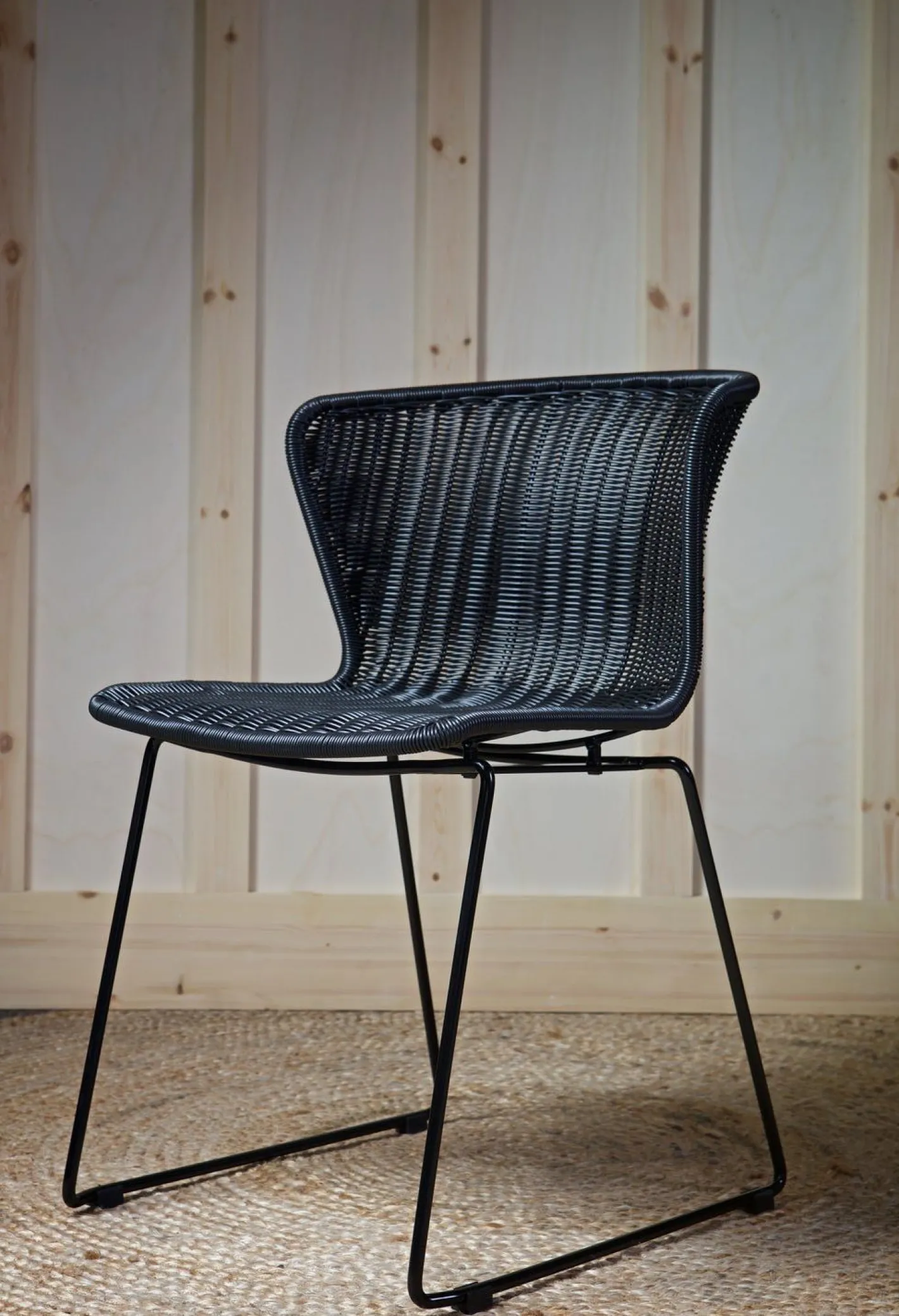 Clearance WOOOD Wings Set van 2 Eetkamerstoel Black