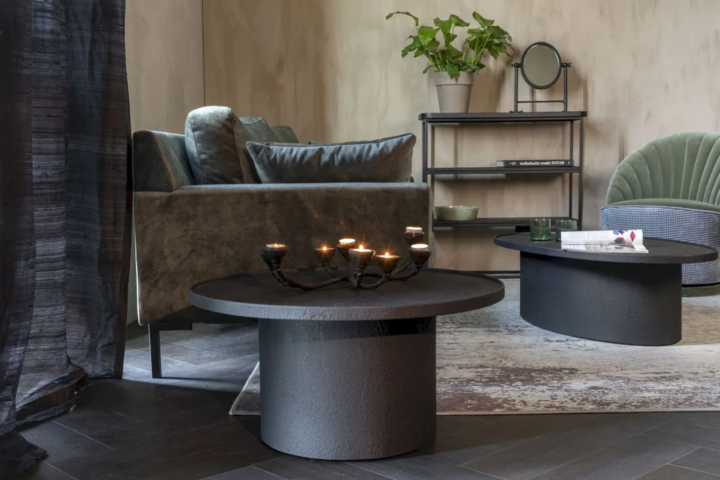 Outlet Dutchbone Winston Wandtafel Black