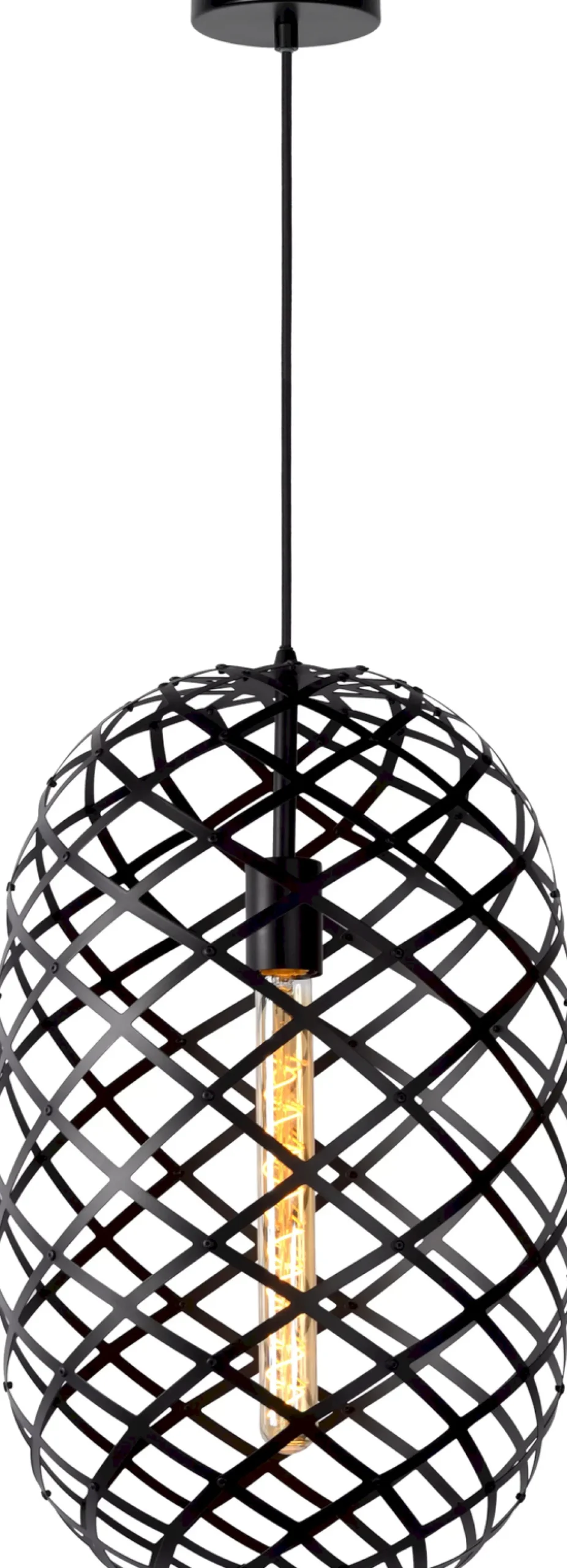 Discount Lucide Wolfram Hanglamp Zwart