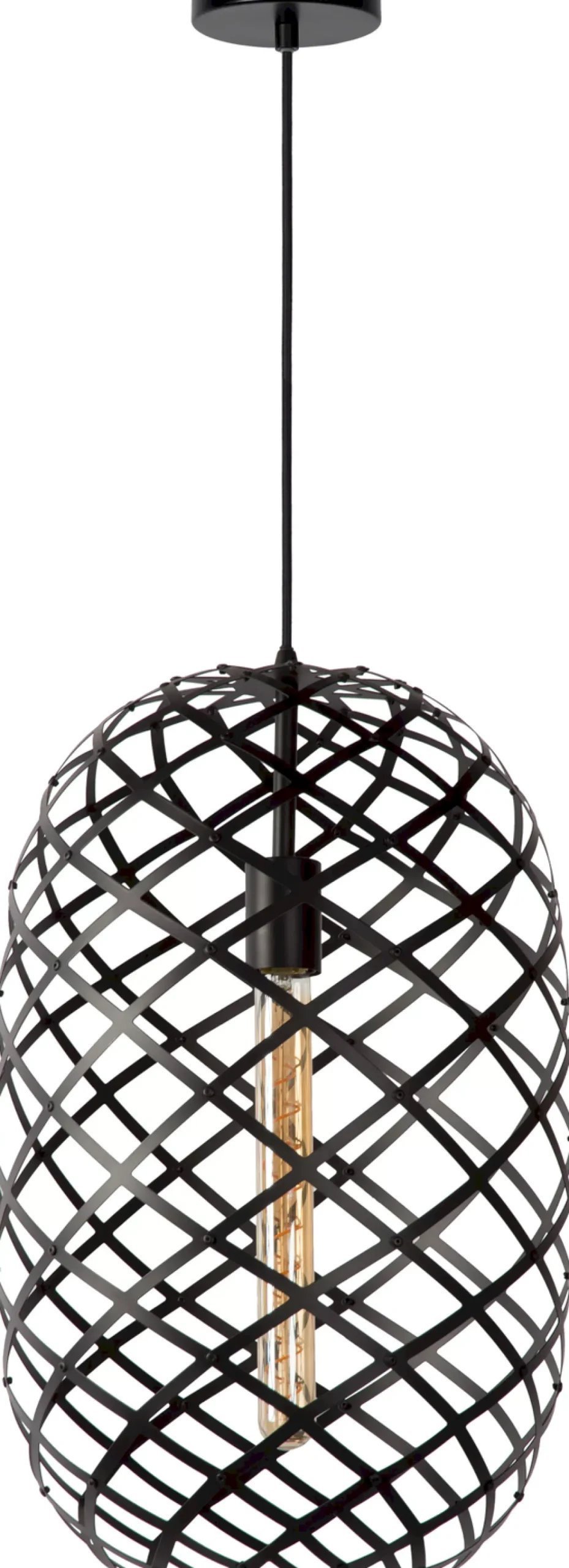 Discount Lucide Wolfram Hanglamp Zwart