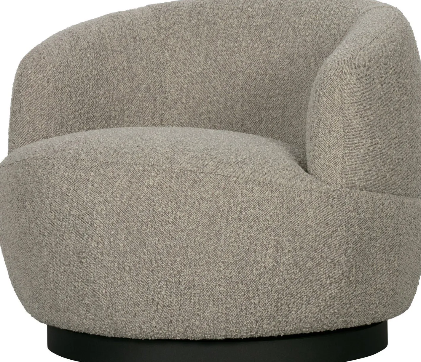 Online WOOOD Woolly Draaifauteuil Naturel