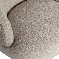 Online WOOOD Woolly Draaifauteuil Naturel
