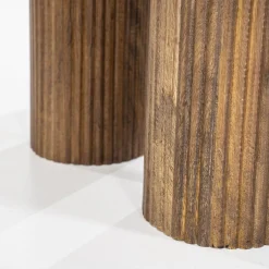Eleonora Xavi Bijzettafel Wit, Naturel