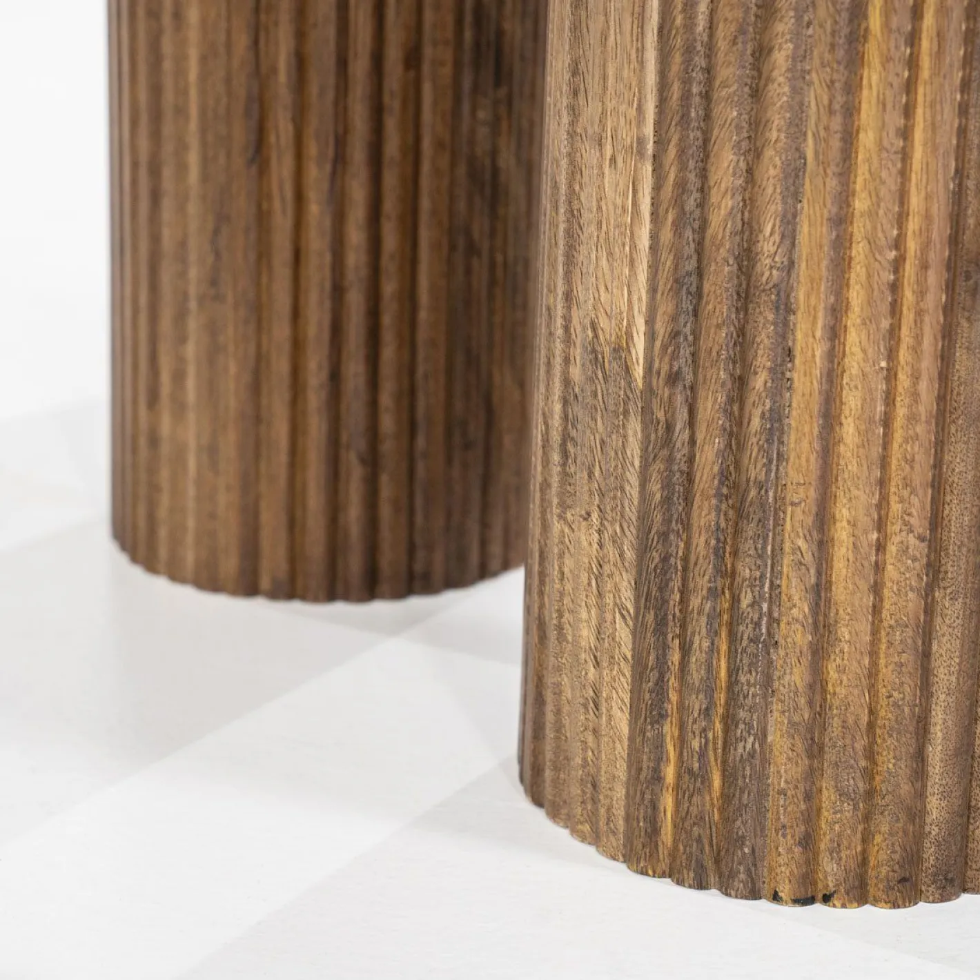 Eleonora Xavi Bijzettafel Wit, Naturel