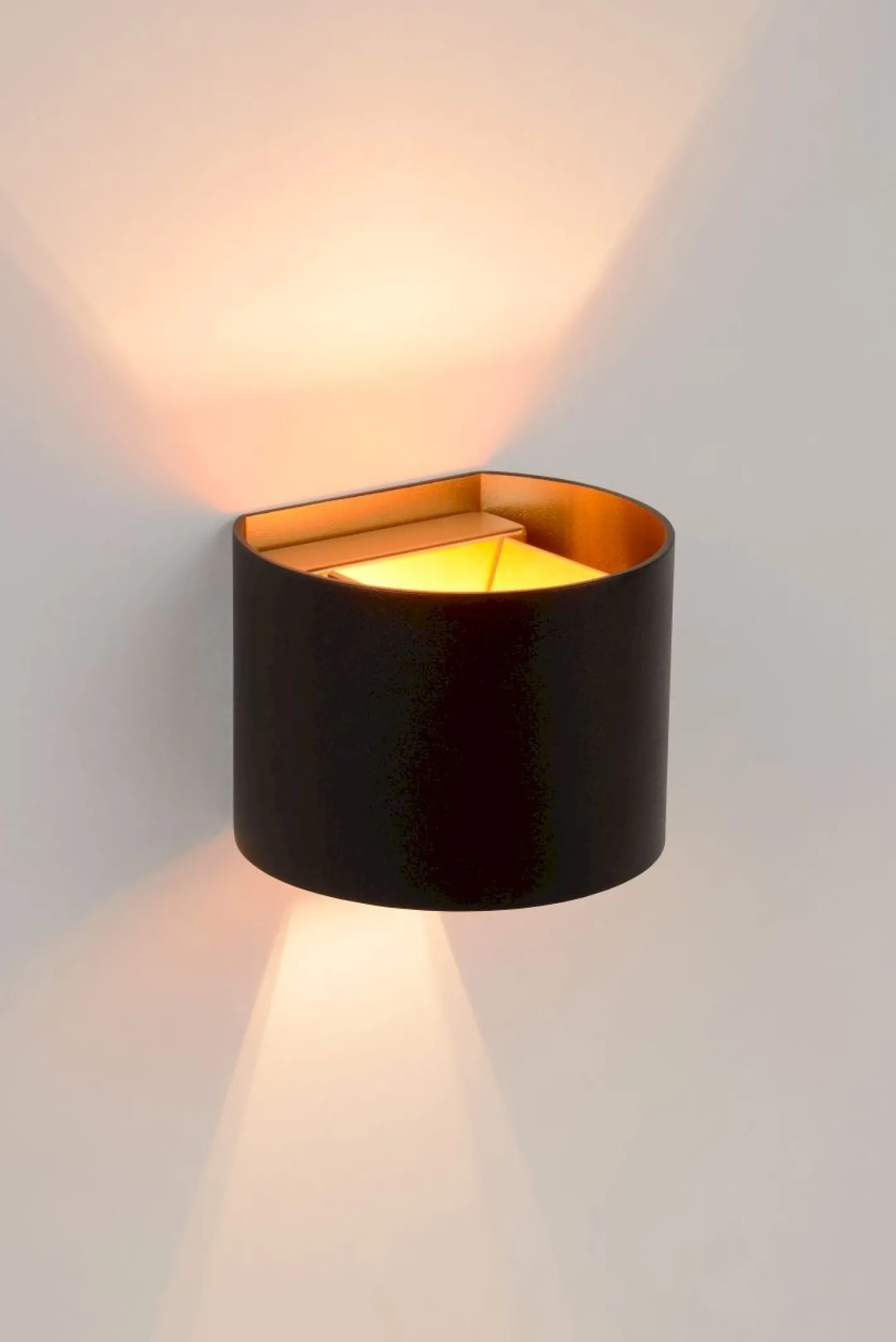 Outlet Lucide Xio Wandlamp Zwart