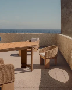 Online Kave Home Xoriguer Outdoor Eettafel Naturel