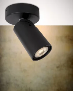 Lucide Xryus Plafondlamp Zwart