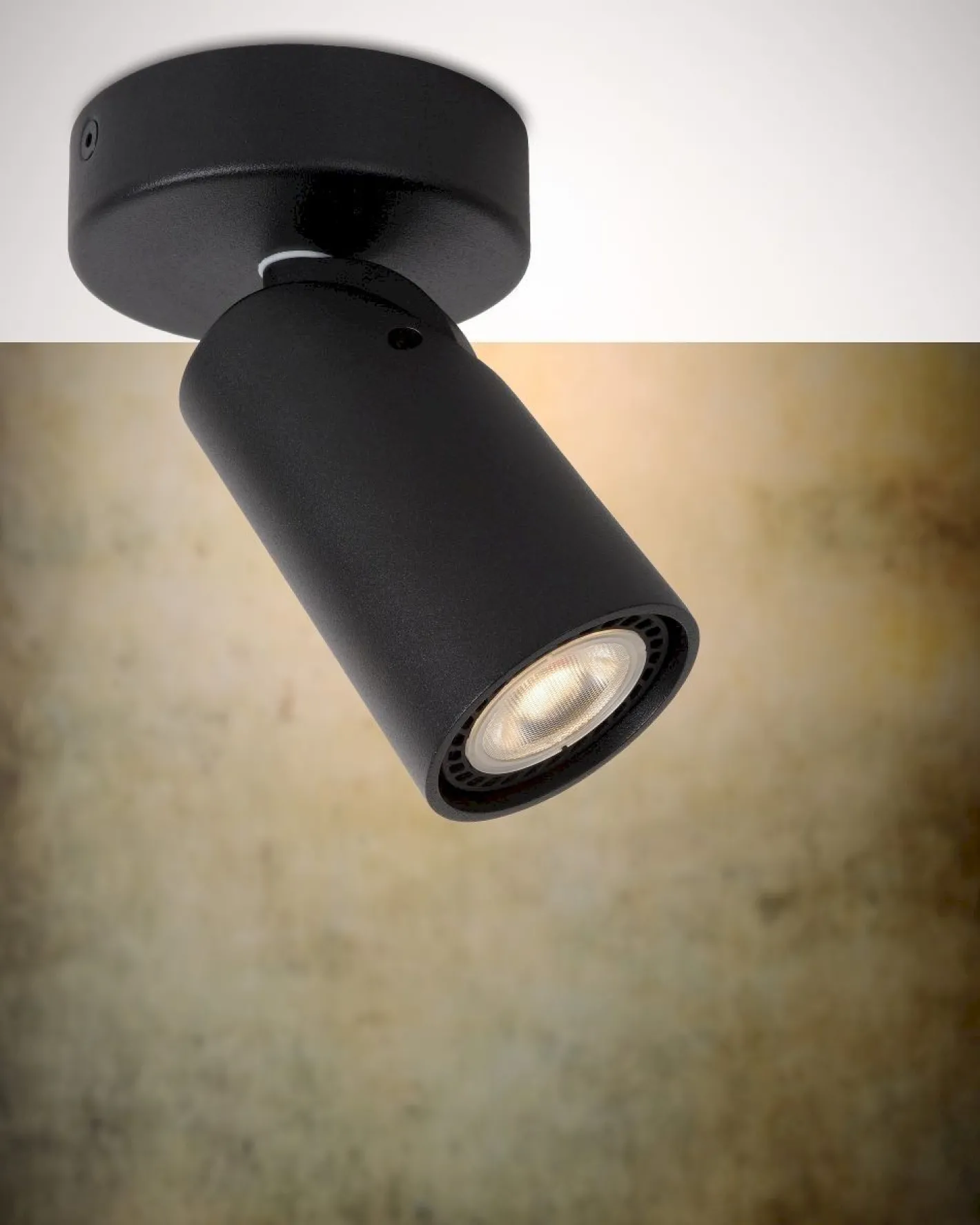 Lucide Xryus Plafondlamp Zwart