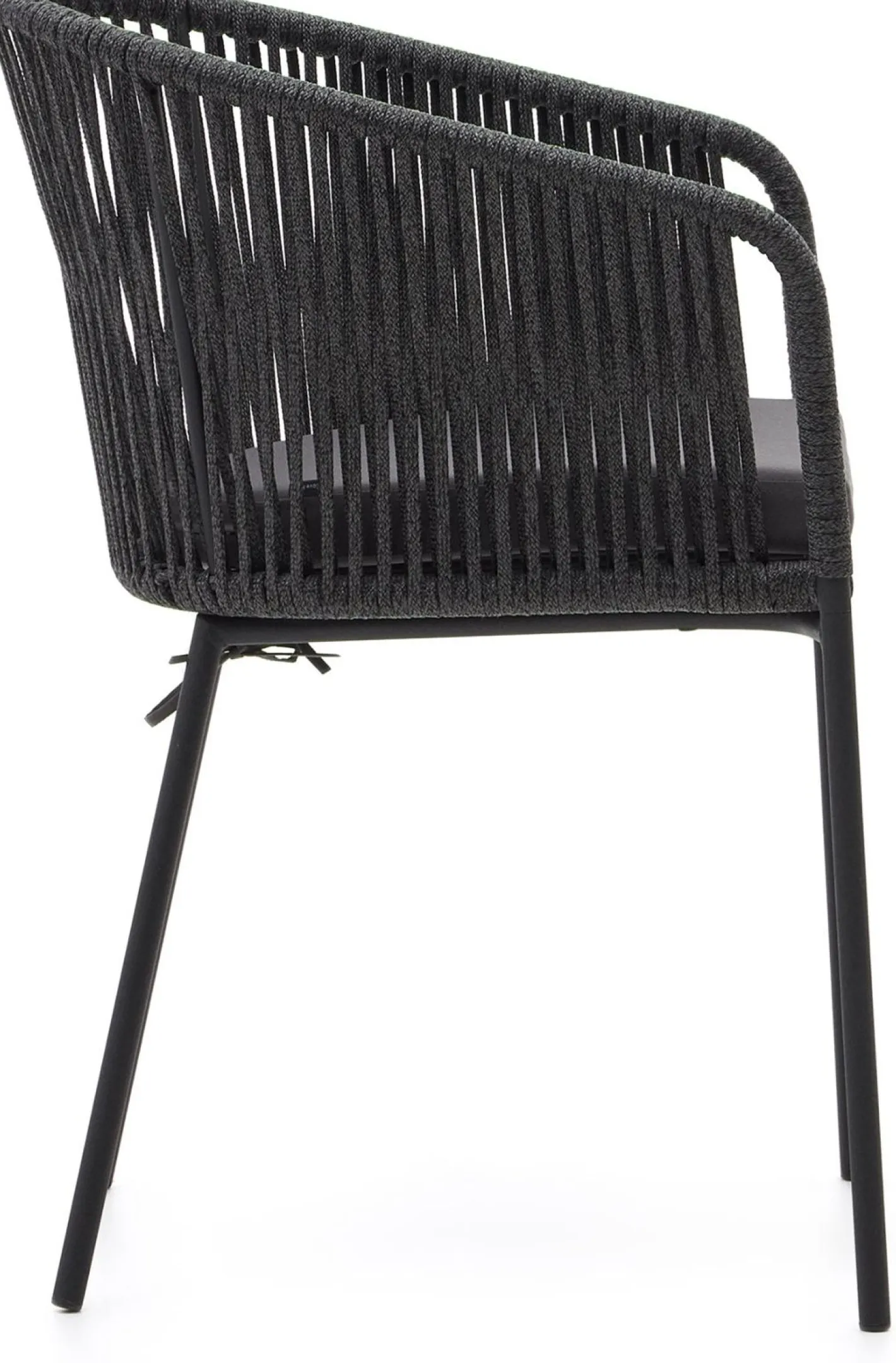 Clearance Kave Home Yanet Tuinstoel Zwart