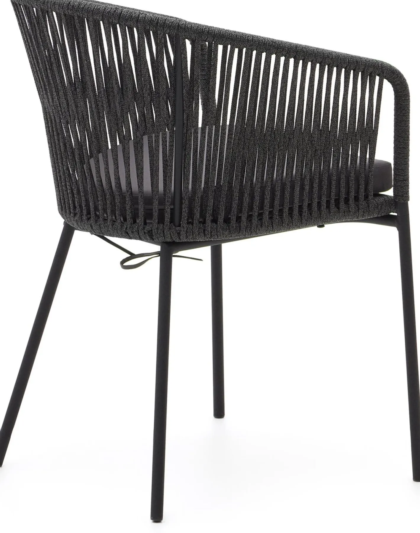 Clearance Kave Home Yanet Tuinstoel Zwart
