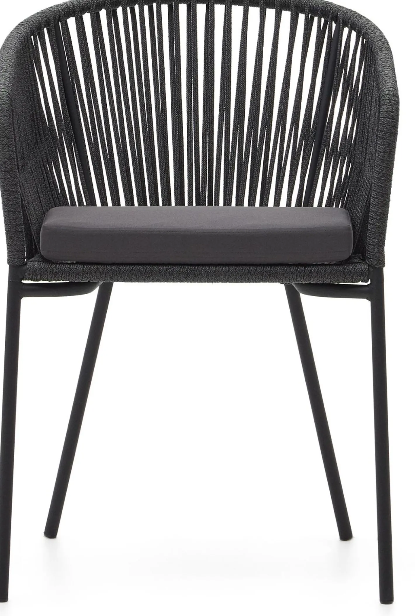 Clearance Kave Home Yanet Tuinstoel Zwart