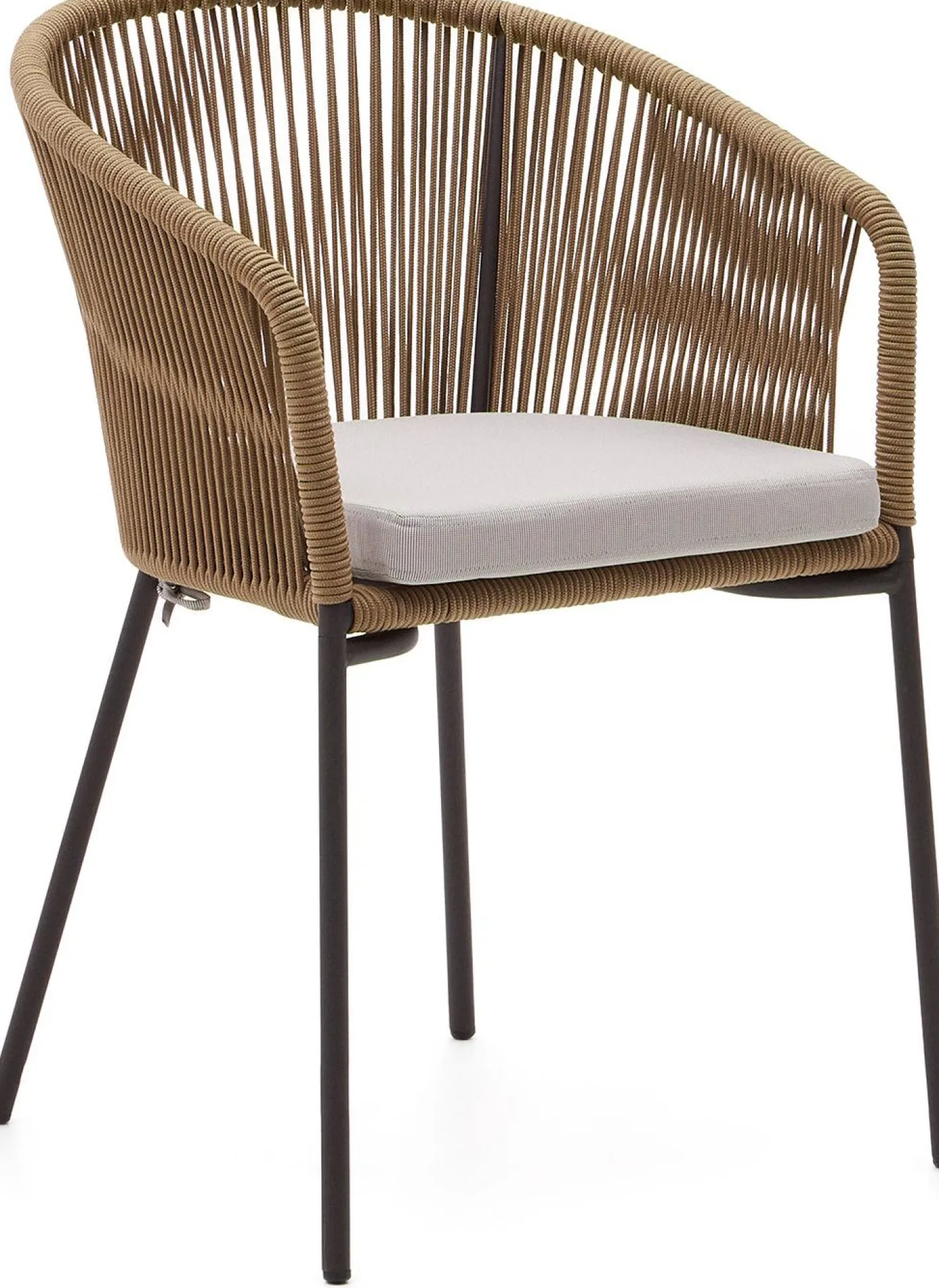 Online Kave Home Yanet Tuinstoel Naturel, Beige