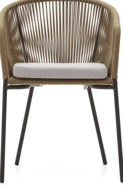 Online Kave Home Yanet Tuinstoel Naturel, Beige