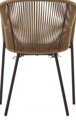 Online Kave Home Yanet Tuinstoel Naturel, Beige