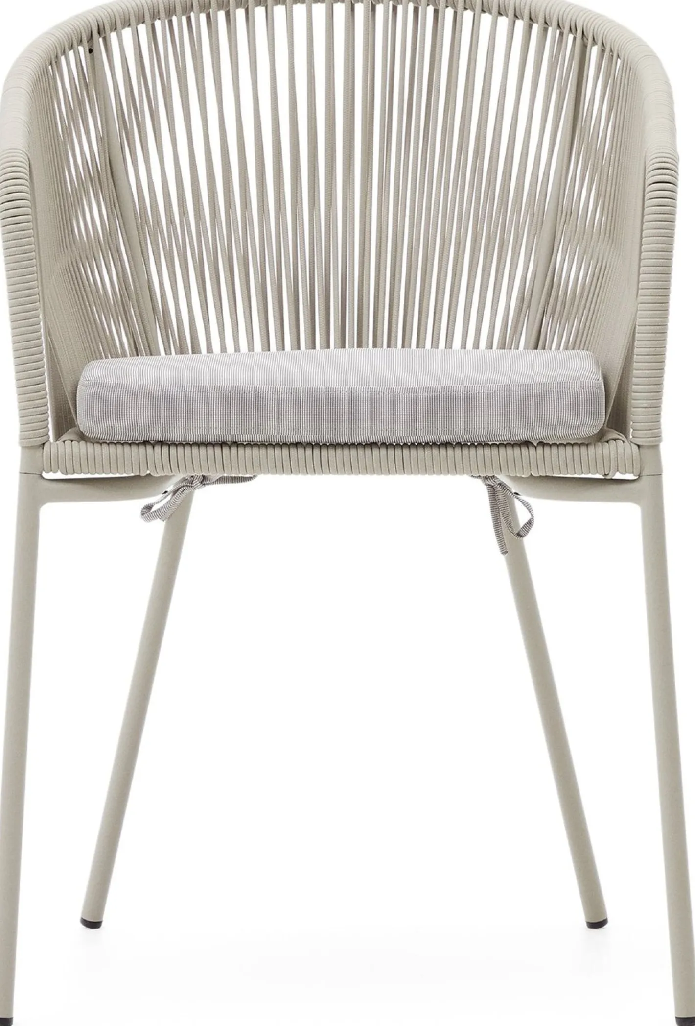 Outlet Kave Home Yanet Tuinstoel Ecru