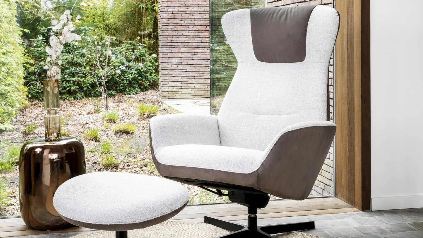Clearance Montèl Yani Relaxfauteuil Nature, Liver
