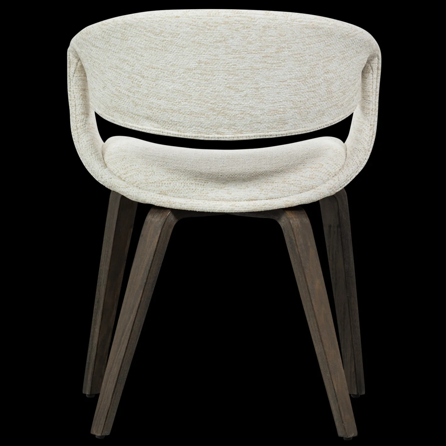 Sale WOOOD Yossi Bruin Hout Eetkamerstoel Natural