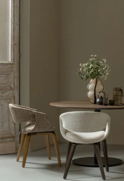 Sale WOOOD Yossi Bruin Hout Eetkamerstoel Natural