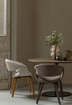 Clearance WOOOD Yossi Bruin Hout Eetkamerstoel Brown