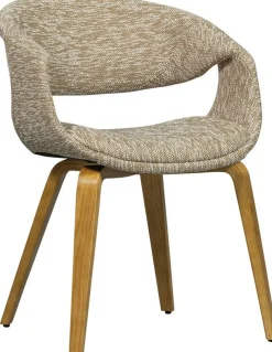 Online WOOOD Yossi Hout Eetkamerstoel Sand