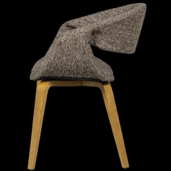 WOOOD Yossi Hout Eetkamerstoel Brown