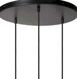 Outlet Lucide Yunkai Hanglamp Naturel, Zwart