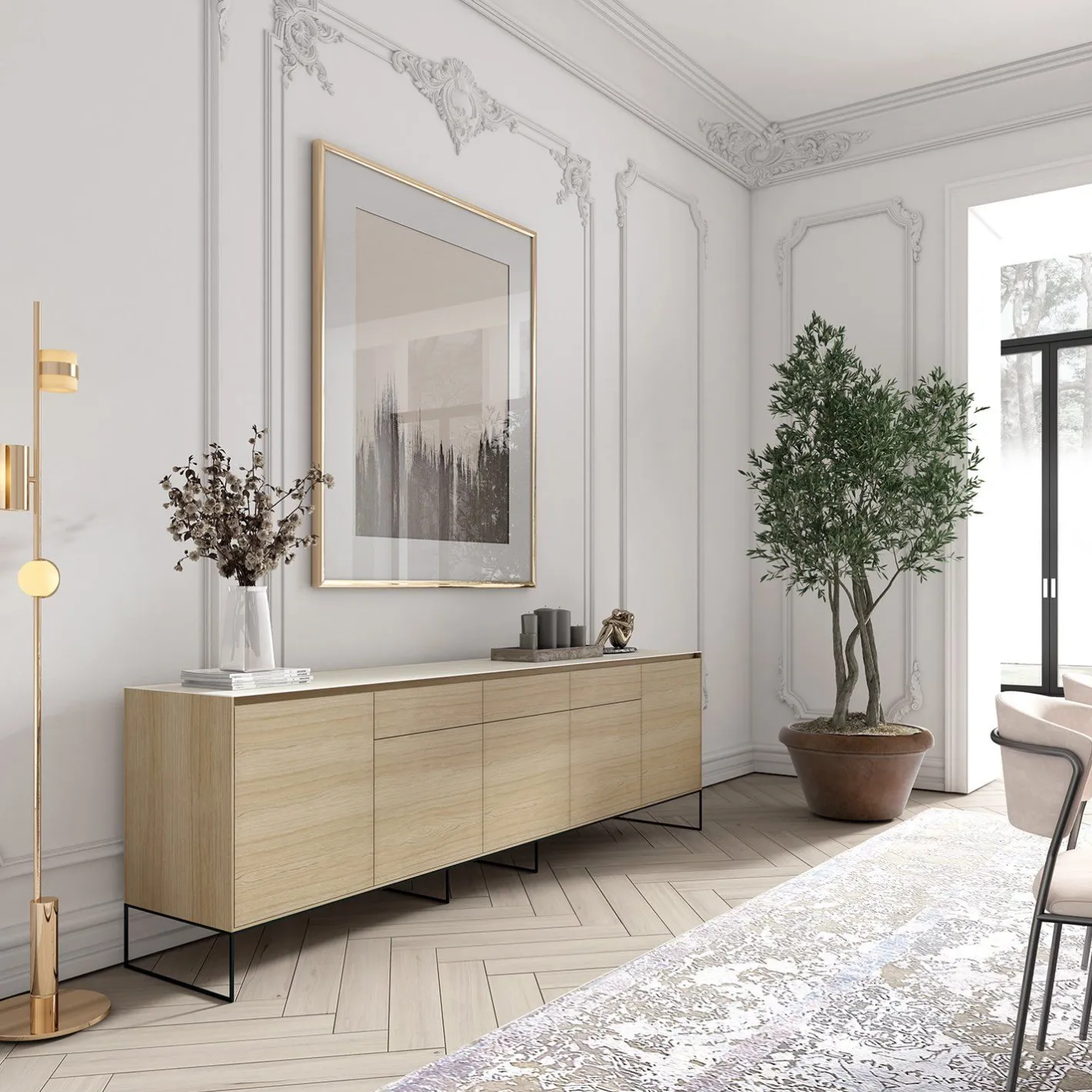 Clearance Crest Zen Dressoir Naturel