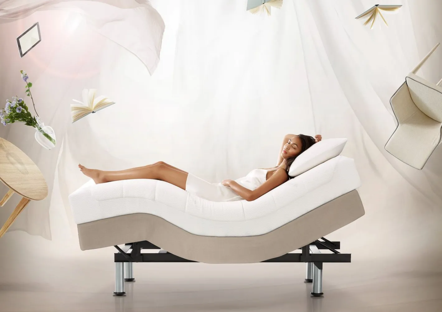 Tempur Zero-G 400 Bedbodem Zwart