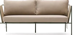 Hot Kave Home Zivia Outdoor 3-Zitsbank Groen, Beige