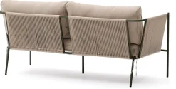 Hot Kave Home Zivia Outdoor 3-Zitsbank Groen, Beige