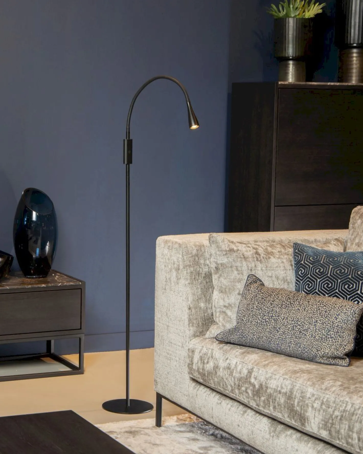 Sale Lucide Zozy Vloerlamp Zwart
