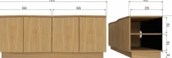 Hot WOOOD Zuma Tv-meubel Natural Matt